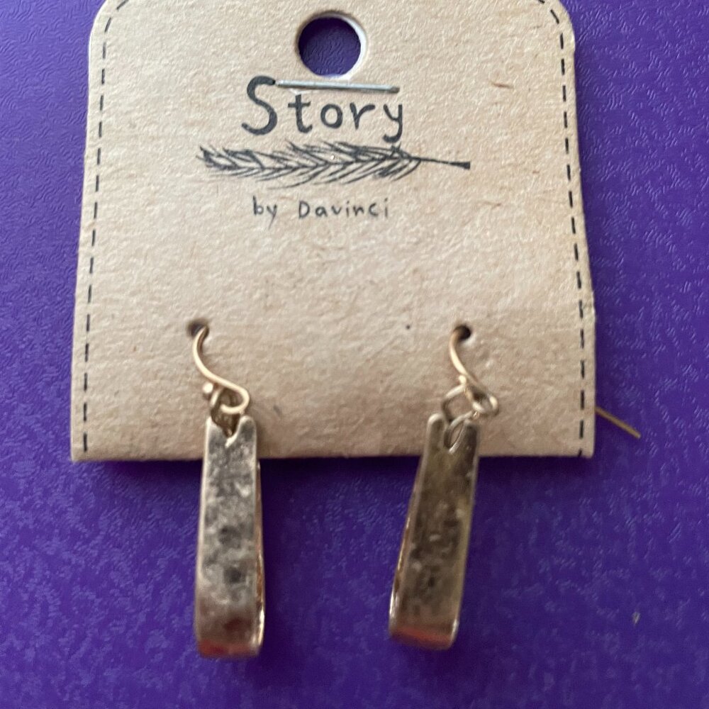 Bundle 3 pairs for $12. Gold Tone Dangle Earrings